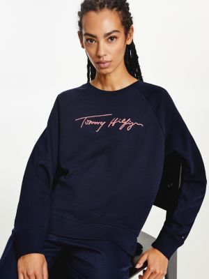 tommy jeans signature logo hoodie