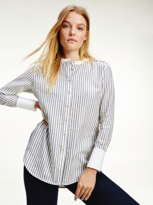 tommy hilfiger women's striped shirt