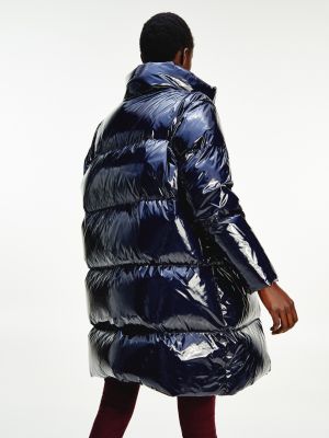 tommy hilfiger high gloss coat