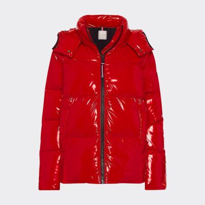 high shine down puffer jacket tommy hilfiger