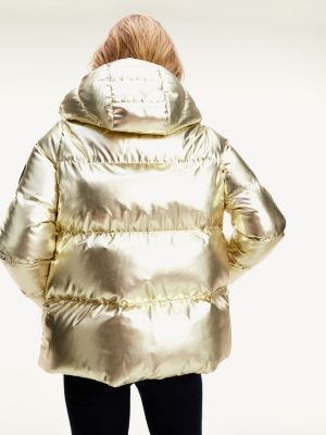 tommy hilfiger metallic jacket