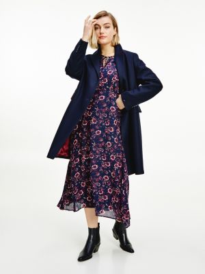 tommy hilfiger essential classic long coat