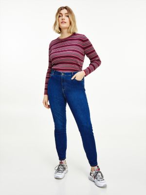 tommy hilfiger high rise skinny jeans