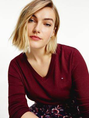 purple tommy hilfiger jumper