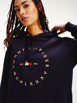 Circle Logo Hoody Dress Blue Tommy Hilfiger 