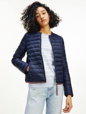 tommy hilfiger navy blue jacket womens