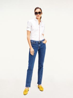 Rome Mid Rise Straight TH Soft Jeans | | Tommy Hilfiger
