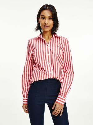 tommy hilfiger women's striped shirt
