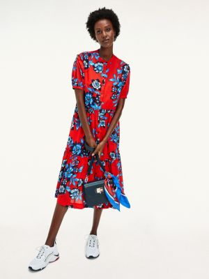 tommy hilfiger floral print dress