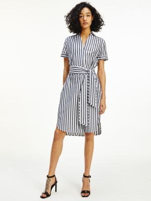 tommy hilfiger stripe shirt dress