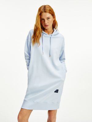 Hoodie Kleid Blau Tommy Hilfiger 