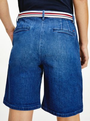 Denim Medium Rise Bermuda Shorts DENIM Tommy Hilfiger