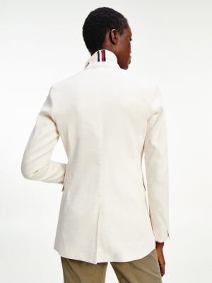 Stretch Linen Blazer | BEIGE | Tommy 