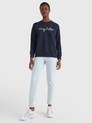 womens crew neck sweat shirts