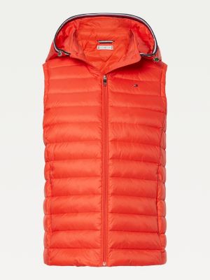 Essential Removable Hood Down Vest | RED | Tommy Hilfiger