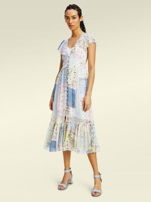 robe midi soie