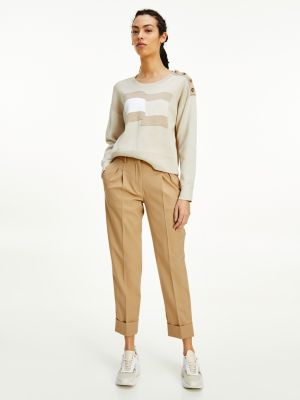 Nadenkend rook goedkeuren Tommy Icons Tapered Trousers | BEIGE | Tommy Hilfiger
