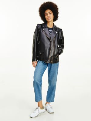 women's leather riding jacket