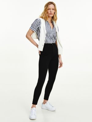 tommy hilfiger black trousers