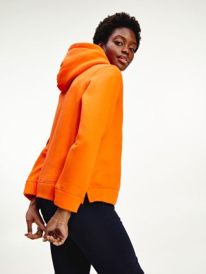 orange tommy hilfiger hoodie