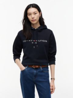 Essential Logo Hoody — Blue 1