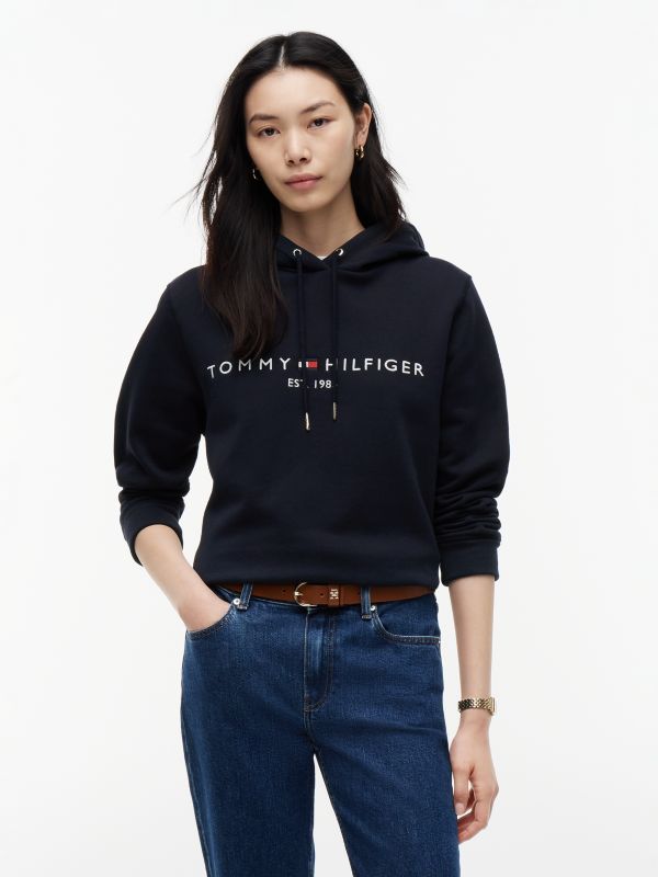 Essential Logo Hoody — Blue
