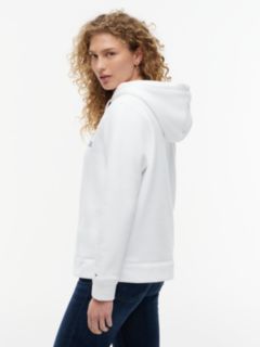Essential Logo Hoody — White 5