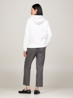 Essential Logo Hoody — White 6