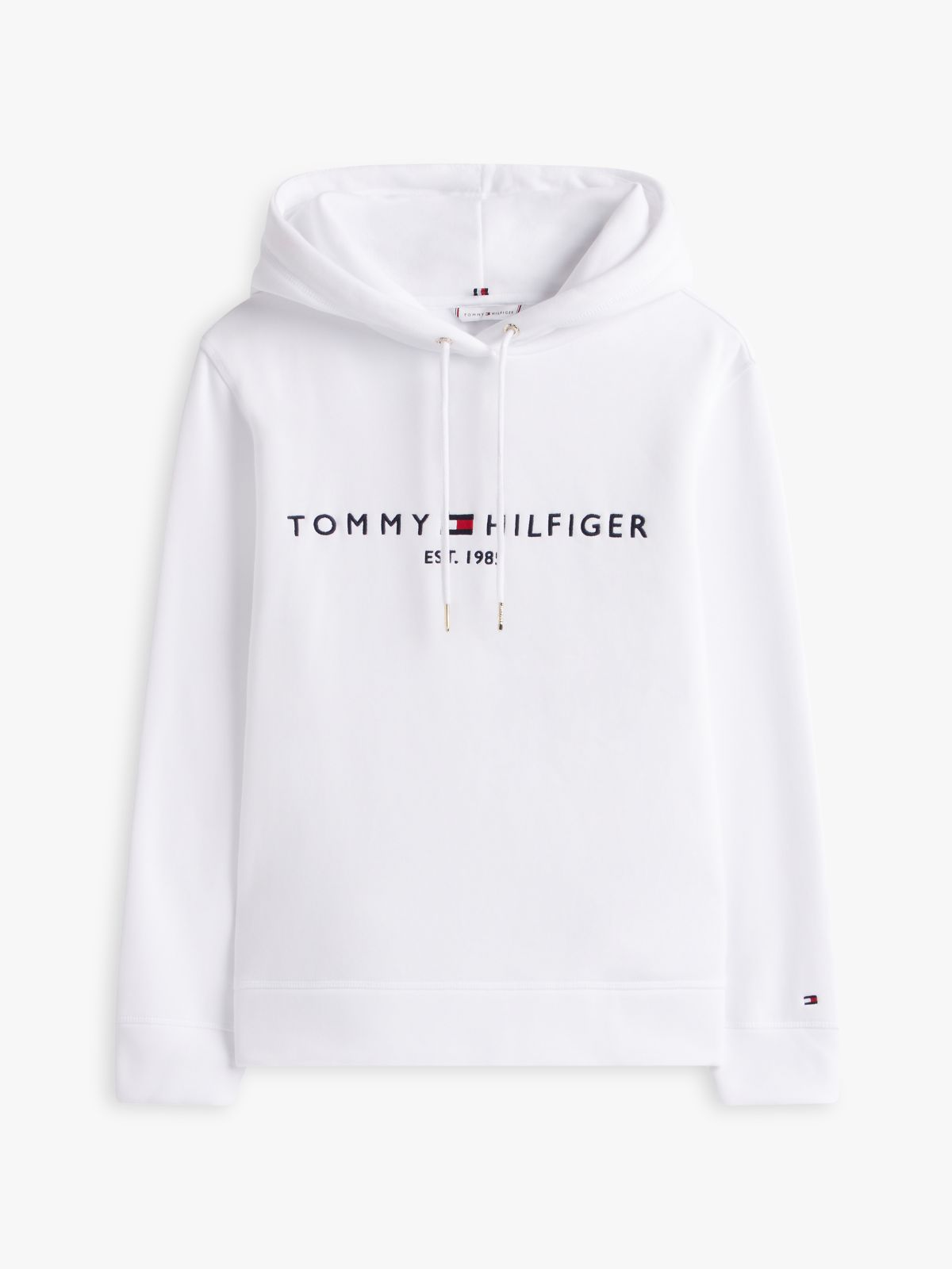 Essential Logo Hoody — White