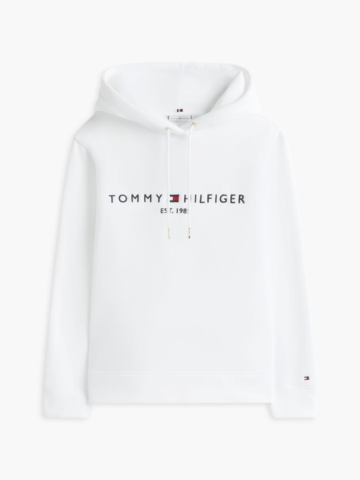 Essential Logo Hoody — White