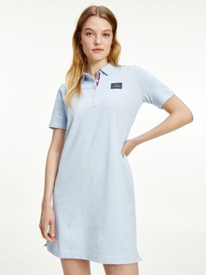 Essential Box Logo Polo Dress | BLUE 