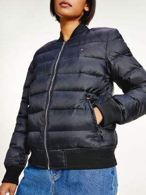 TH Protect lichtgewicht bomberjack met dons | ZWART | Tommy Hilfiger