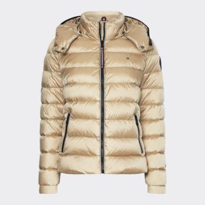 long down high shine puffer coat