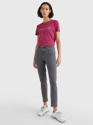 tommy hilfiger high rise tapered