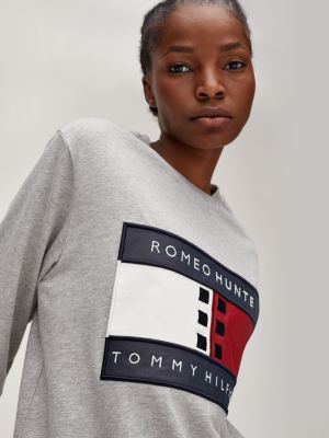 Futbolka Uniseks Tommyxromeo Seryj Tommy Hilfiger