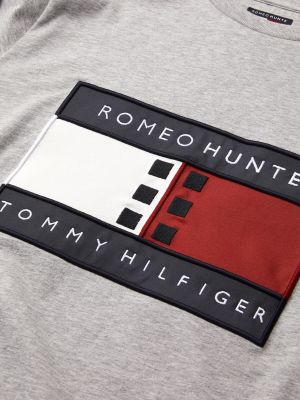 Futbolka Uniseks Tommyxromeo Seryj Tommy Hilfiger