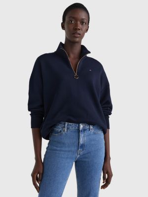 half zipped sweatshirt