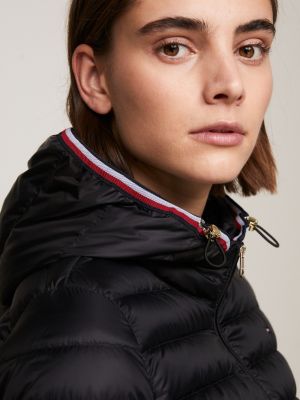 Down-Filled Hooded Zip-Thru Jacket | BLACK | Tommy Hilfiger