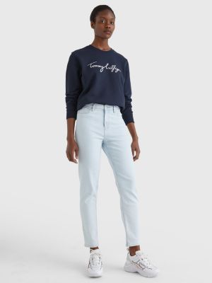 tommy hilfiger high rise tapered