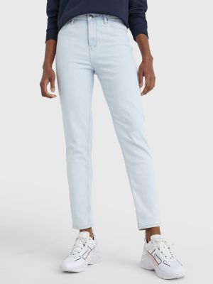 tommy hilfiger high rise tapered