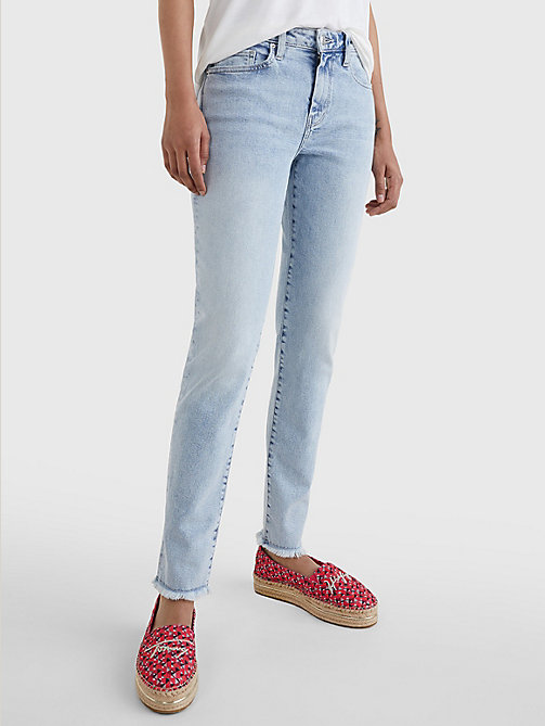 denim venice medium rise slim jeans voor women - tommy hilfiger