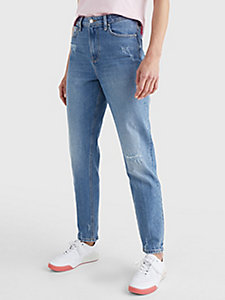 Donna Abbigliamento da Jeans da Jeans capri e cropped JeansTommy Hilfiger in Denim di colore Rosa 