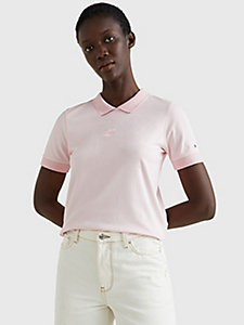 Tommy Hilfiger Damen Poloshirt Gr INT L Damen Bekleidung Shirts & Tops Poloshirts 