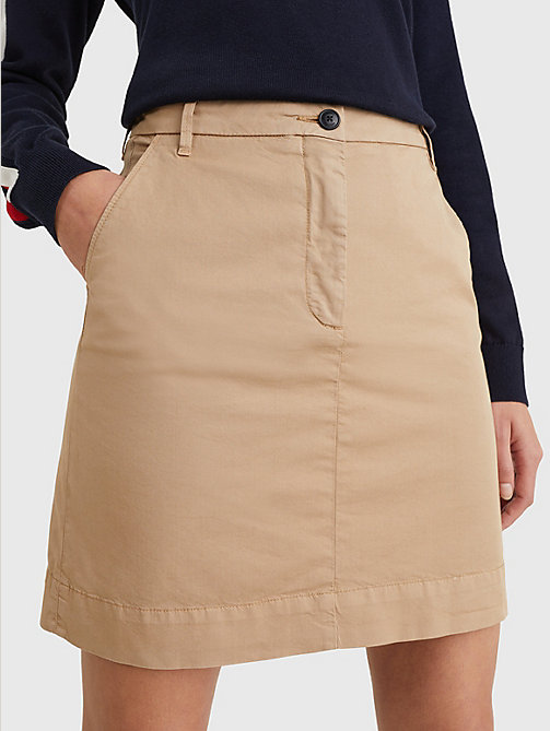 Ocean Light Blue Stretch 1AA Size:4 Blue Tommy Hilfiger Girls Basic Denim Skirt OCLBST 3-4 Years