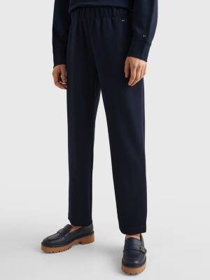 Damesbroeken | Leren \u0026 geruite broeken | Tommy Hilfiger® NL
