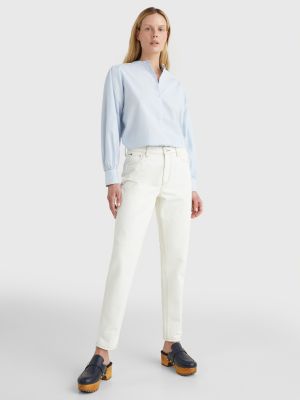 tommy hilfiger high rise tapered