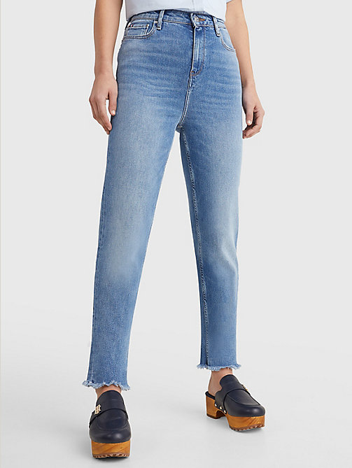 denim gramercy mom high rise tapered jeans for women tommy hilfiger