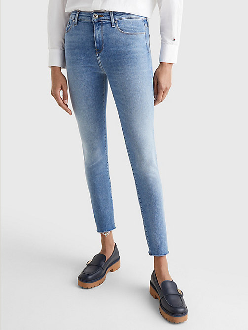 denim como mid rise skinny jeans for women tommy hilfiger