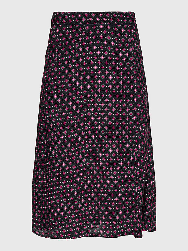 FOULARD PRINT DESERT SKY Foulard Print Crepe Midi Skirt for women TOMMY HILFIGER