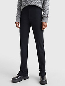 Moda Spodnie Spodnie z wysokim stanem Thomas Rath Spodnie z wysokim stanem jasnoniebieski W stylu casual 